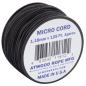 Preview: ATWOOD ROPE - MICRO CORD - 1,18 MM - 38 M - Farbe: SCHWARZ